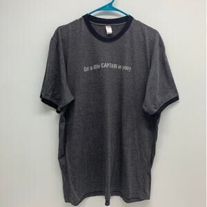 Mens XL Graphic T-Shirt Got a little CAPTAIN in you? Captain Morgan Stretch